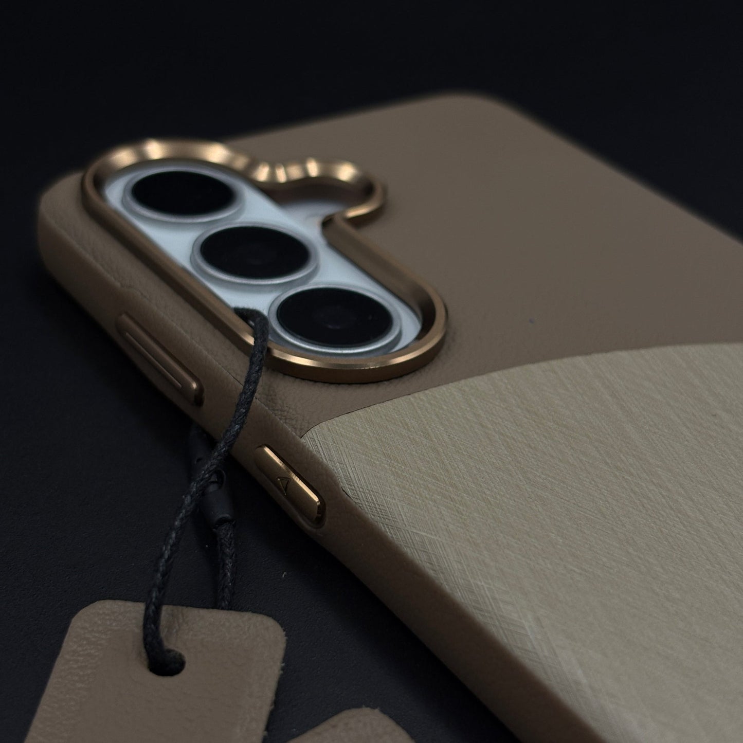 Luxury Dual-Tone Leather Hidden MagSafe Case Cover for Samsung Galaxy S26