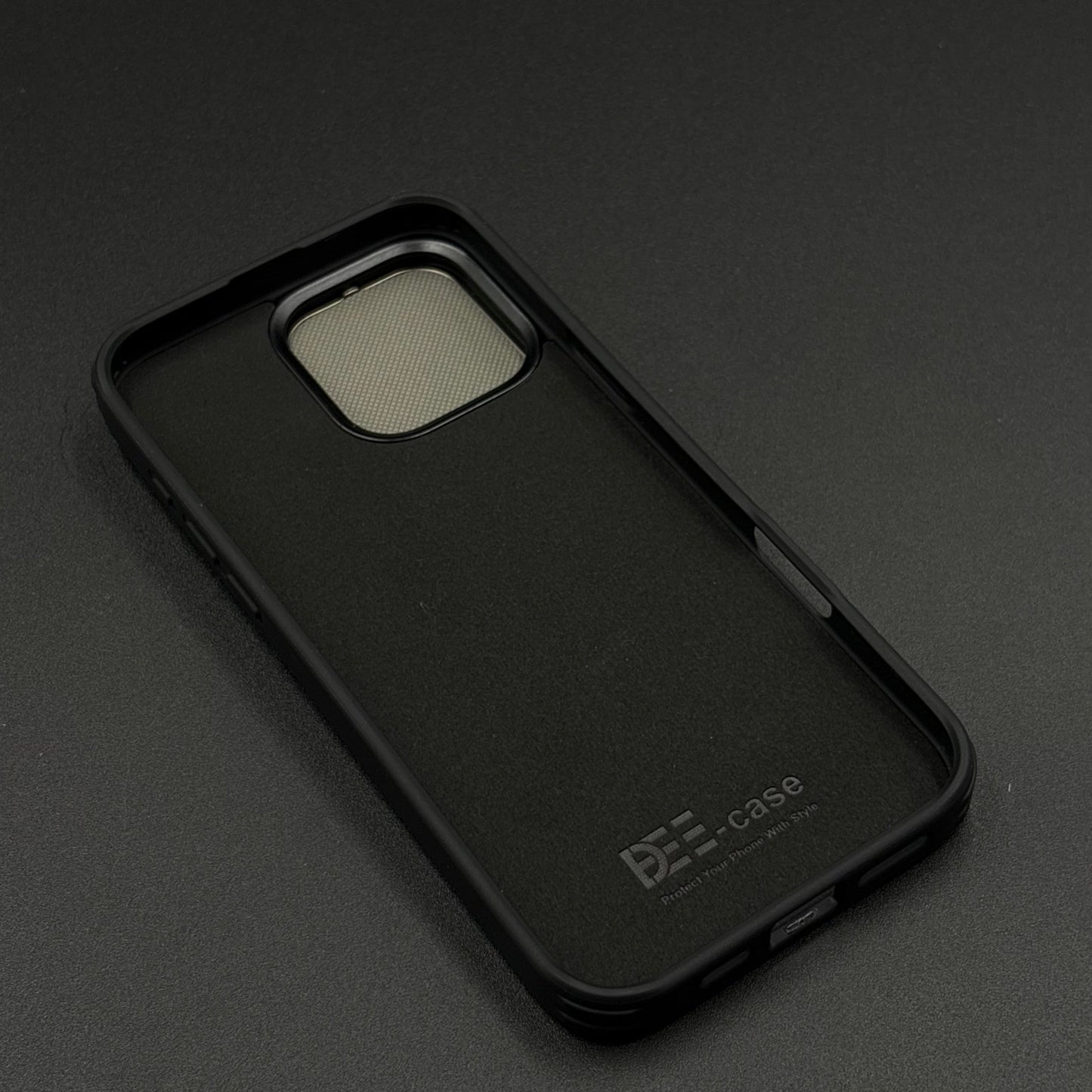 Dotted Leather Feel Case with Foldable Stand for iPhone Series | Premium Grip | Kickstand Style