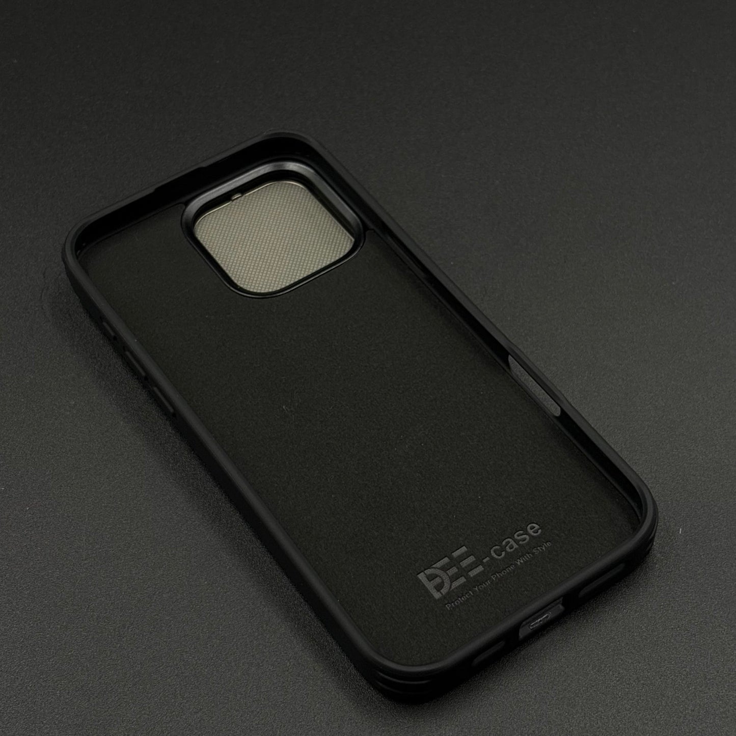 Dotted Leather Feel Case with Foldable Stand for iPhone Series | Premium Grip | Kickstand Style