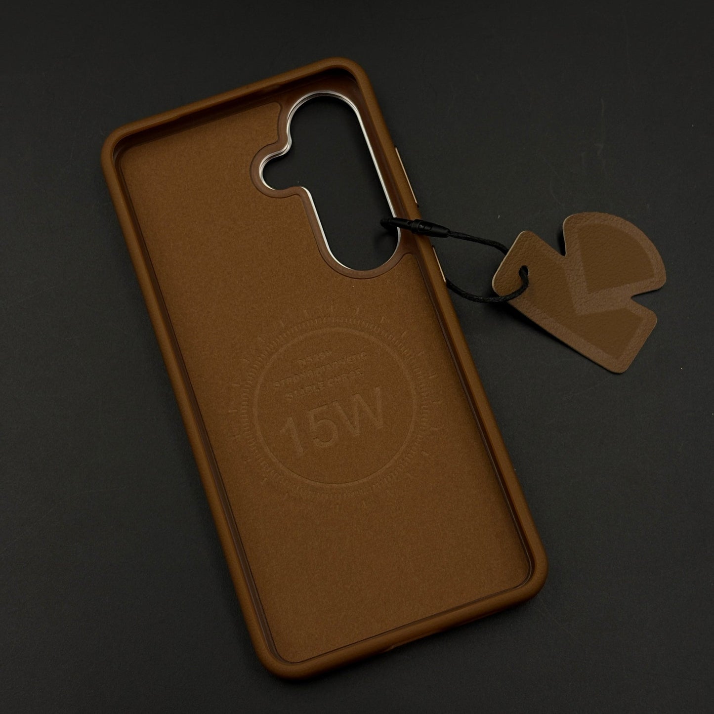 Luxury Dual-Tone Leather Hidden MagSafe Case Cover for Samsung Galaxy S26