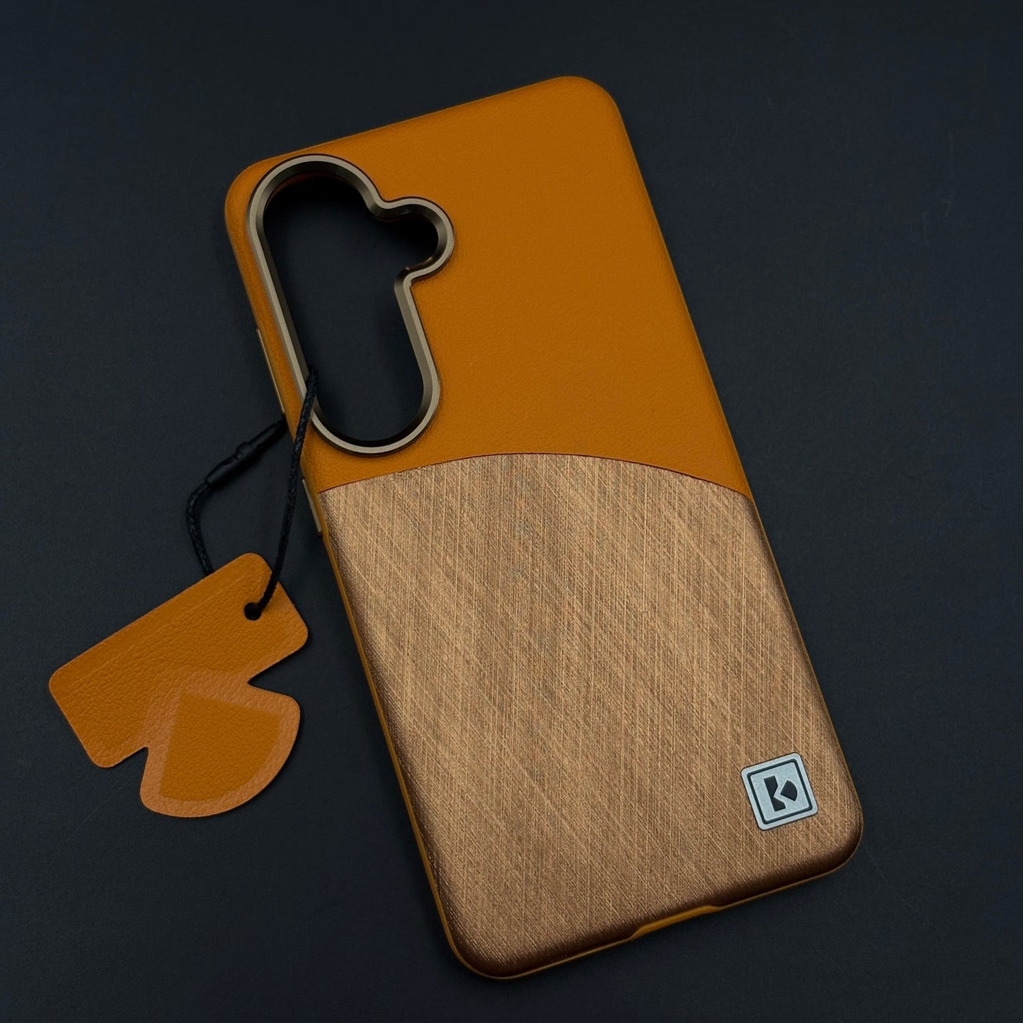 Luxury Dual-Tone Leather Hidden MagSafe Case Cover for Samsung Galaxy S26