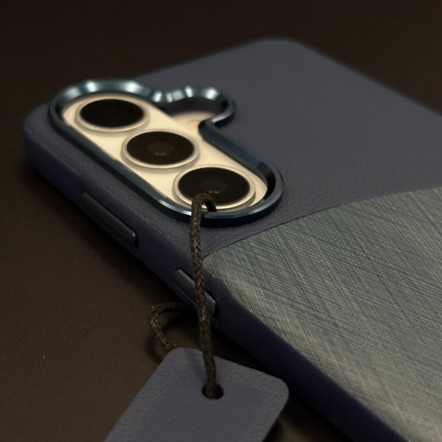 Luxury Dual-Tone Leather Hidden MagSafe Case Cover for Samsung Galaxy S26