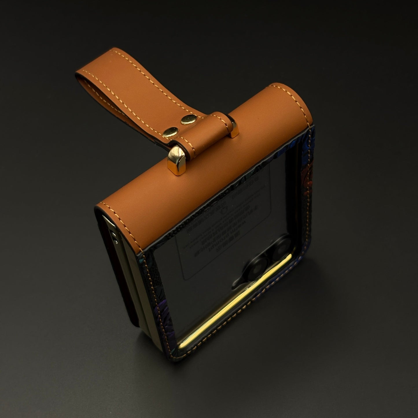 Indian Art Cardholder Case for Samsung Galaxy Z Flip 7 | Chain Strap Holder | Floral Paisley Print