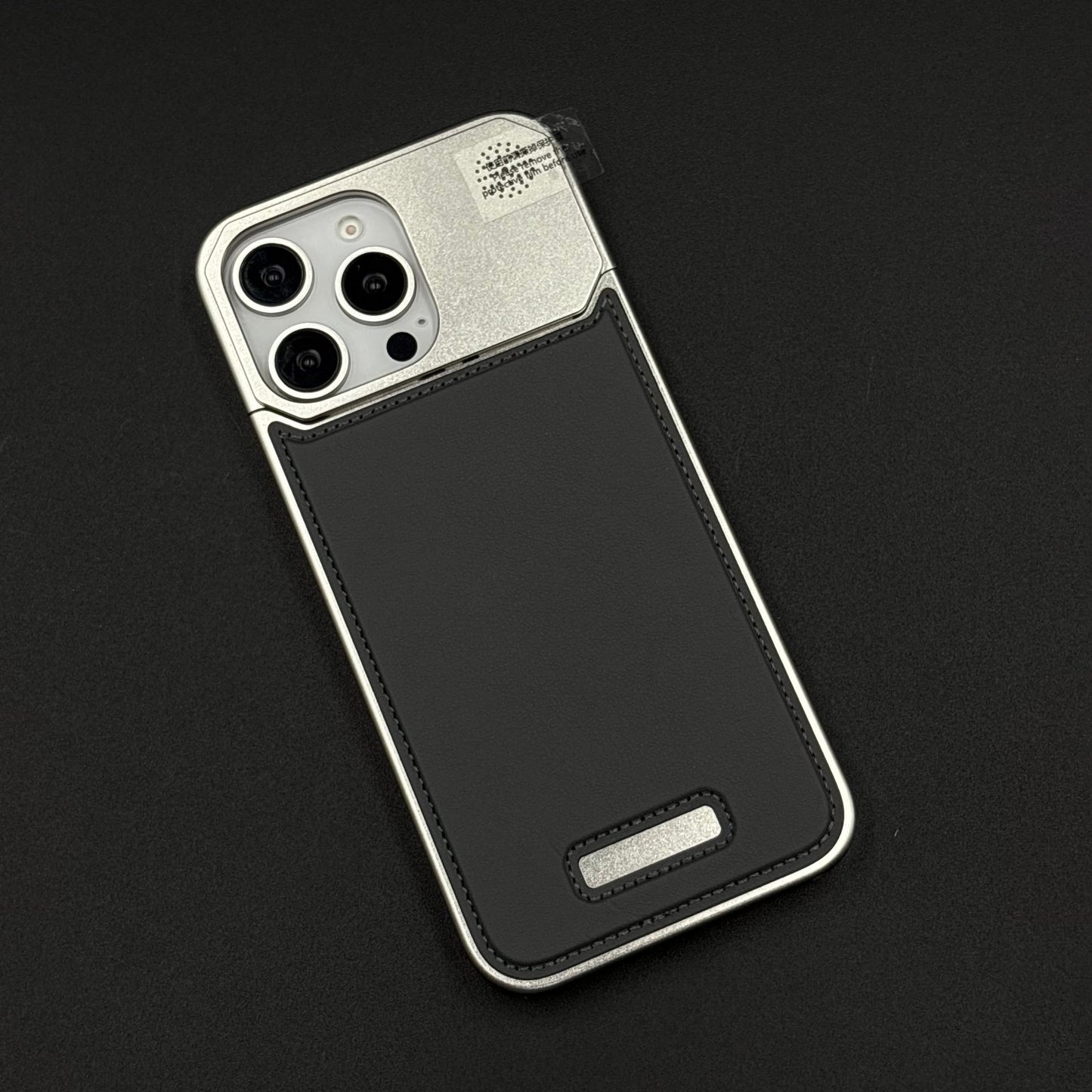 AeroFlex Aluminium Leather Case Hidden Magsafe for iPhone | Premium Metallic Frame | Hybrid Back Cover