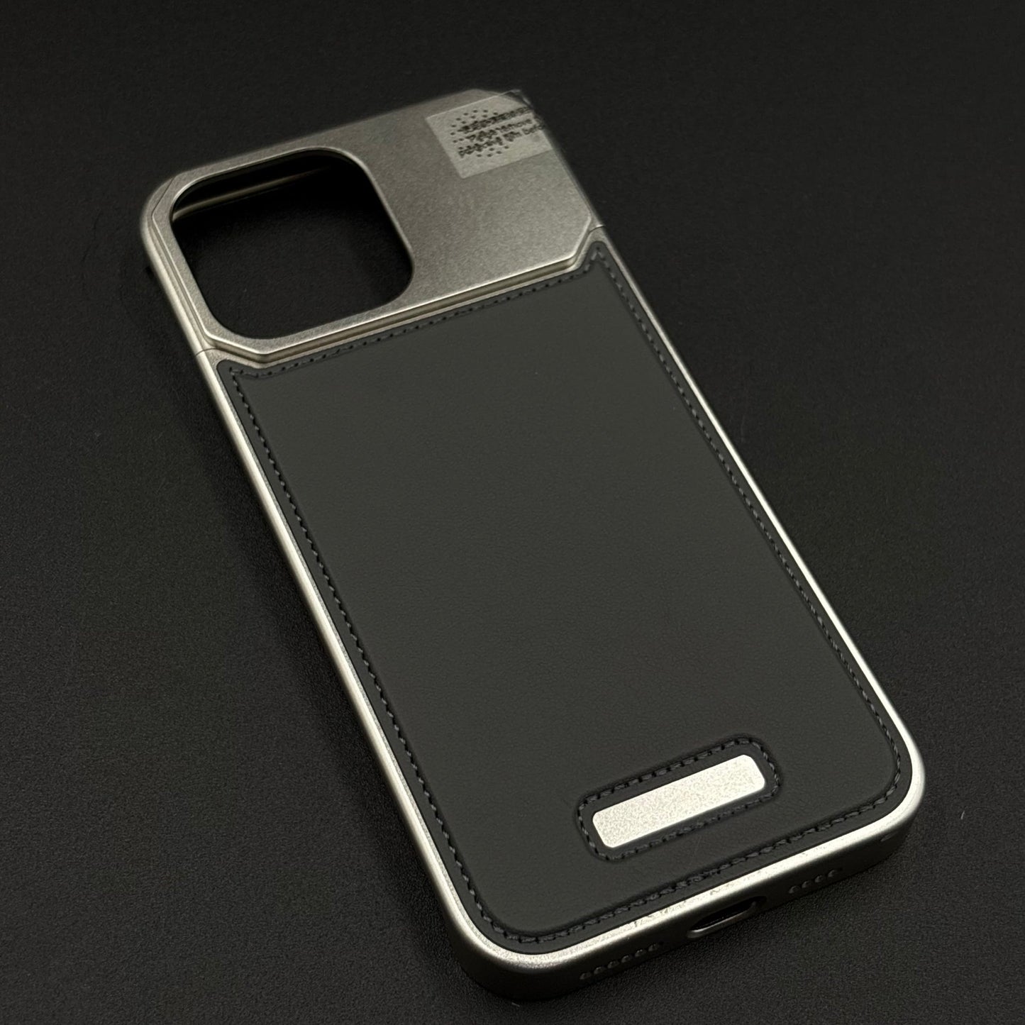 AeroFlex Aluminium Leather Case Hidden Magsafe for iPhone | Premium Metallic Frame | Hybrid Back Cover