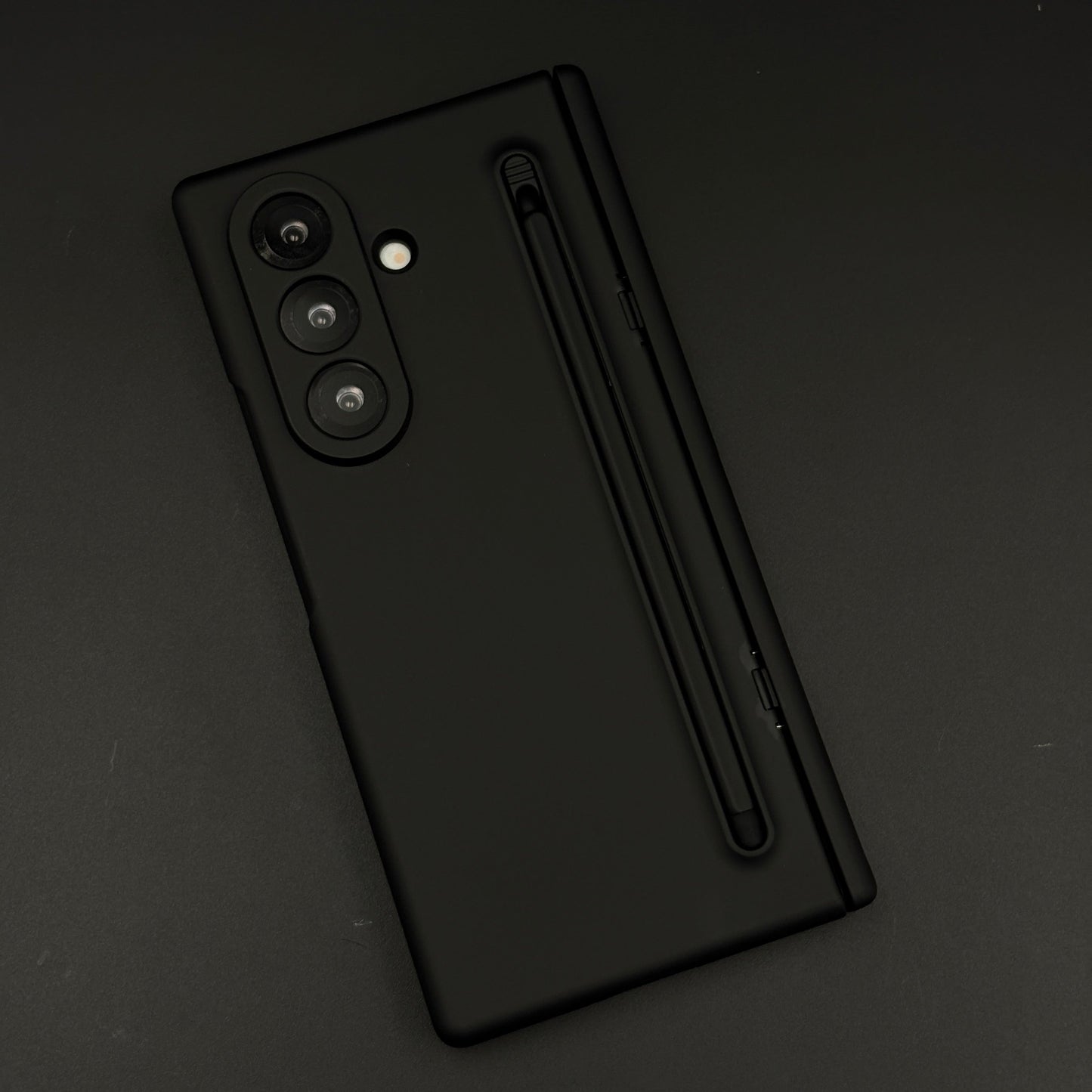 Ultra Slim Pen Case for Samsung Galaxy Z Fold 7 | Soft Matte Finish | Hinge Protection Stand