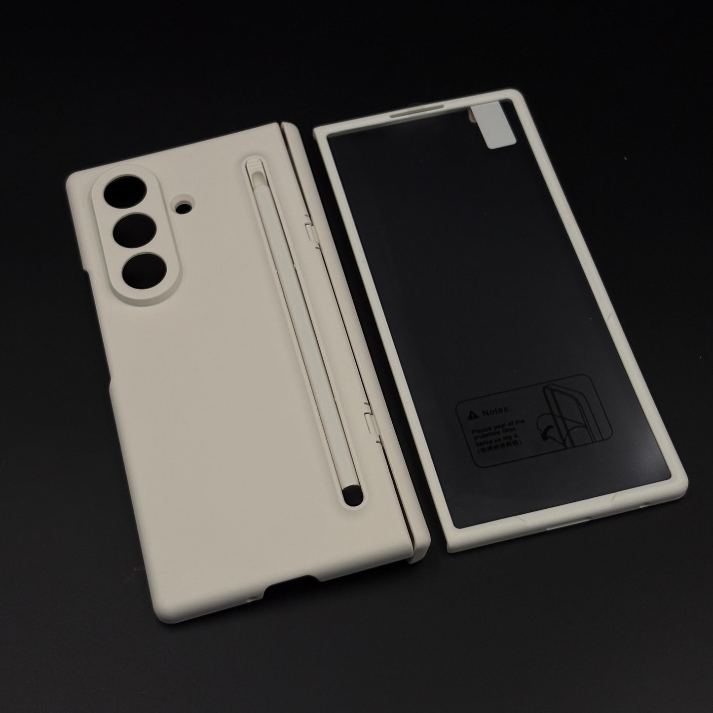 Ultra Slim Pen Case for Samsung Galaxy Z Fold 7 | Soft Matte Finish | Hinge Protection Stand