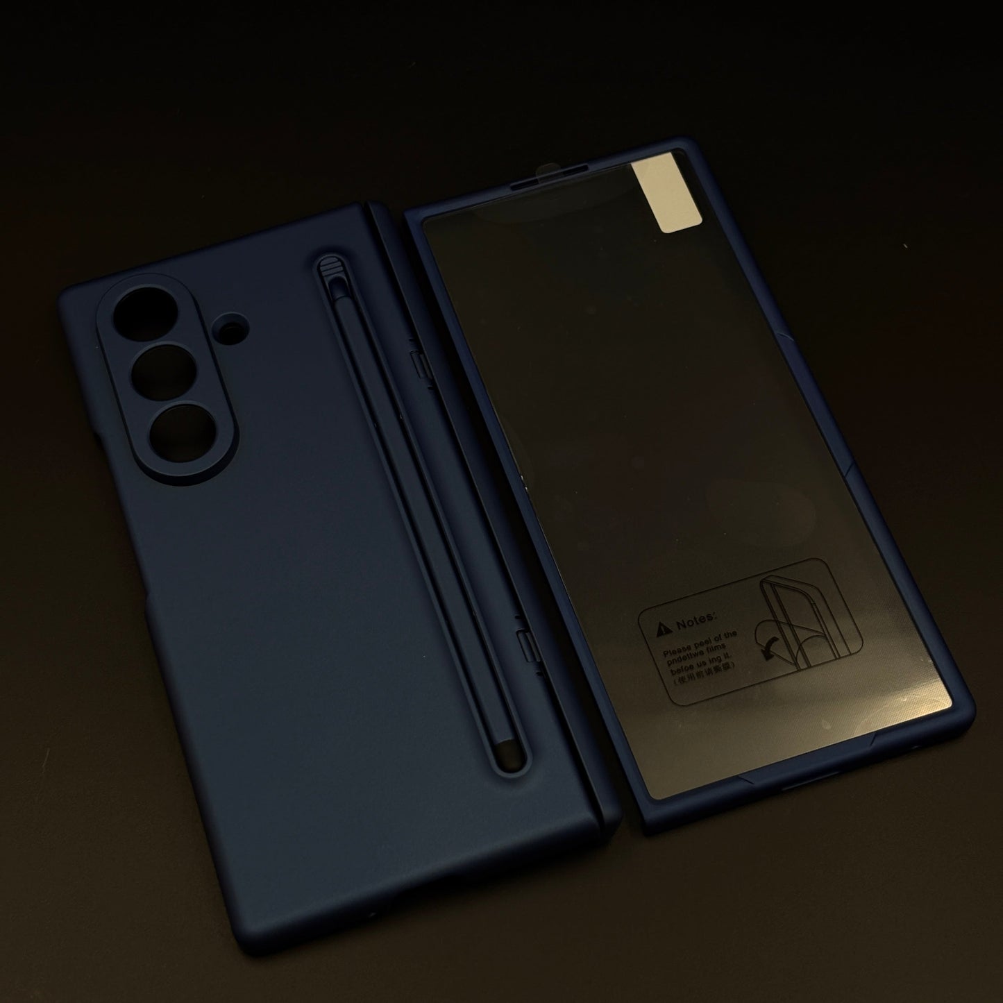 Ultra Slim Pen Case for Samsung Galaxy Z Fold 7 | Soft Matte Finish | Hinge Protection Stand