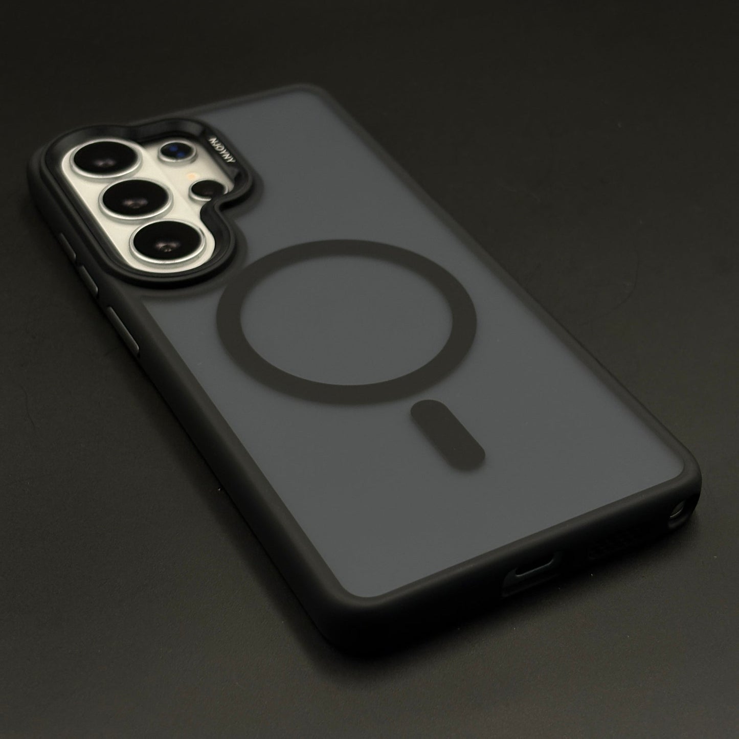 Smoky Matte MagSafe Case with Metal Camera Bump for Samsung Galaxy S26 Ultra