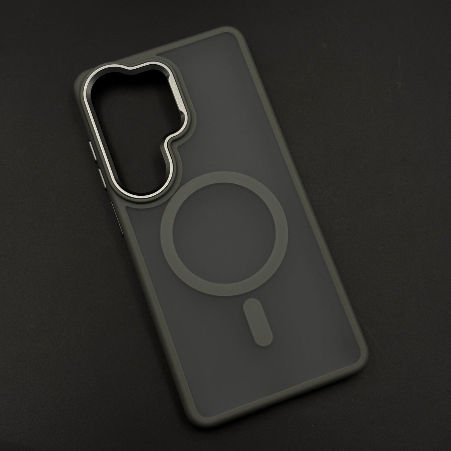 Smoky Matte MagSafe Case with Metal Camera Bump for Samsung Galaxy S26 Ultra