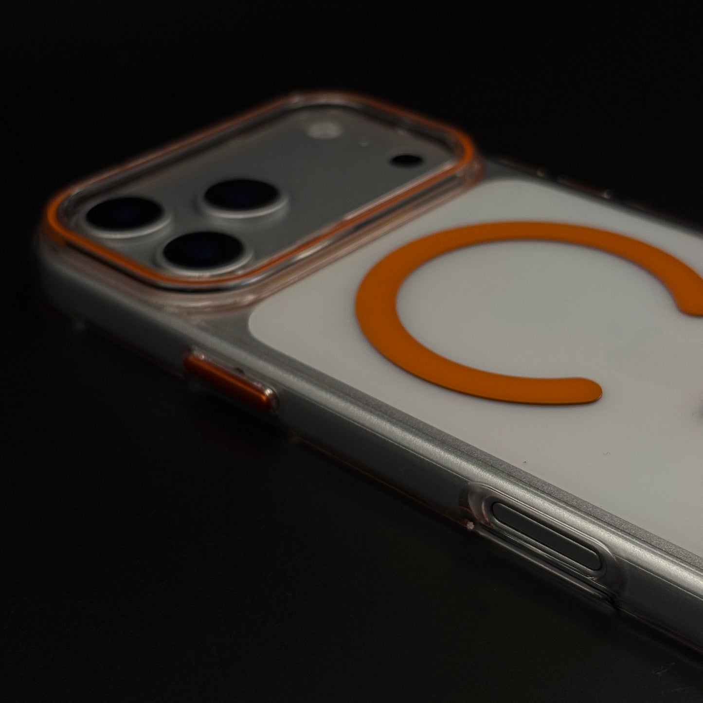 MagSafe Clear Phone Case Cover with Finger Strap Holder for iPhone 17 Series