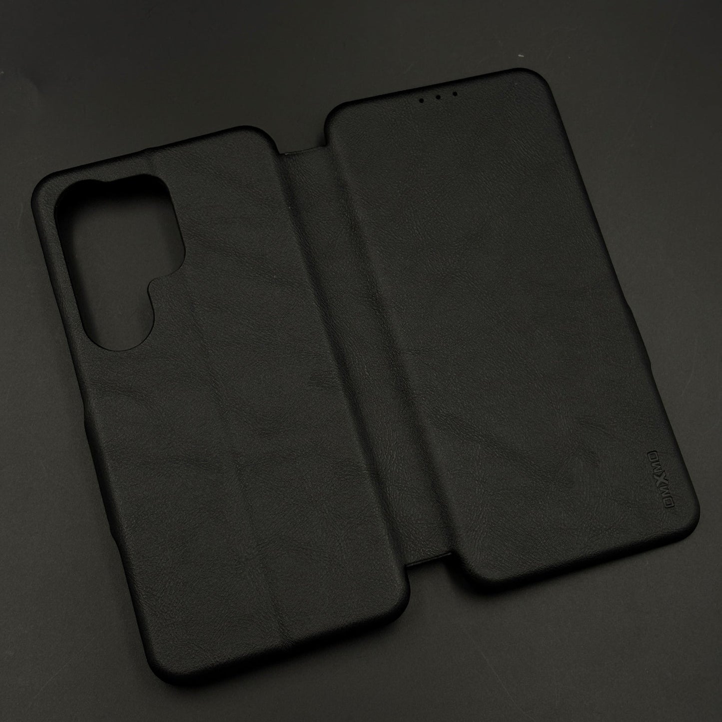 Flip Leather Case with Hidden Card Slot and Kickstand for Samsung Galaxy S26 Ultra