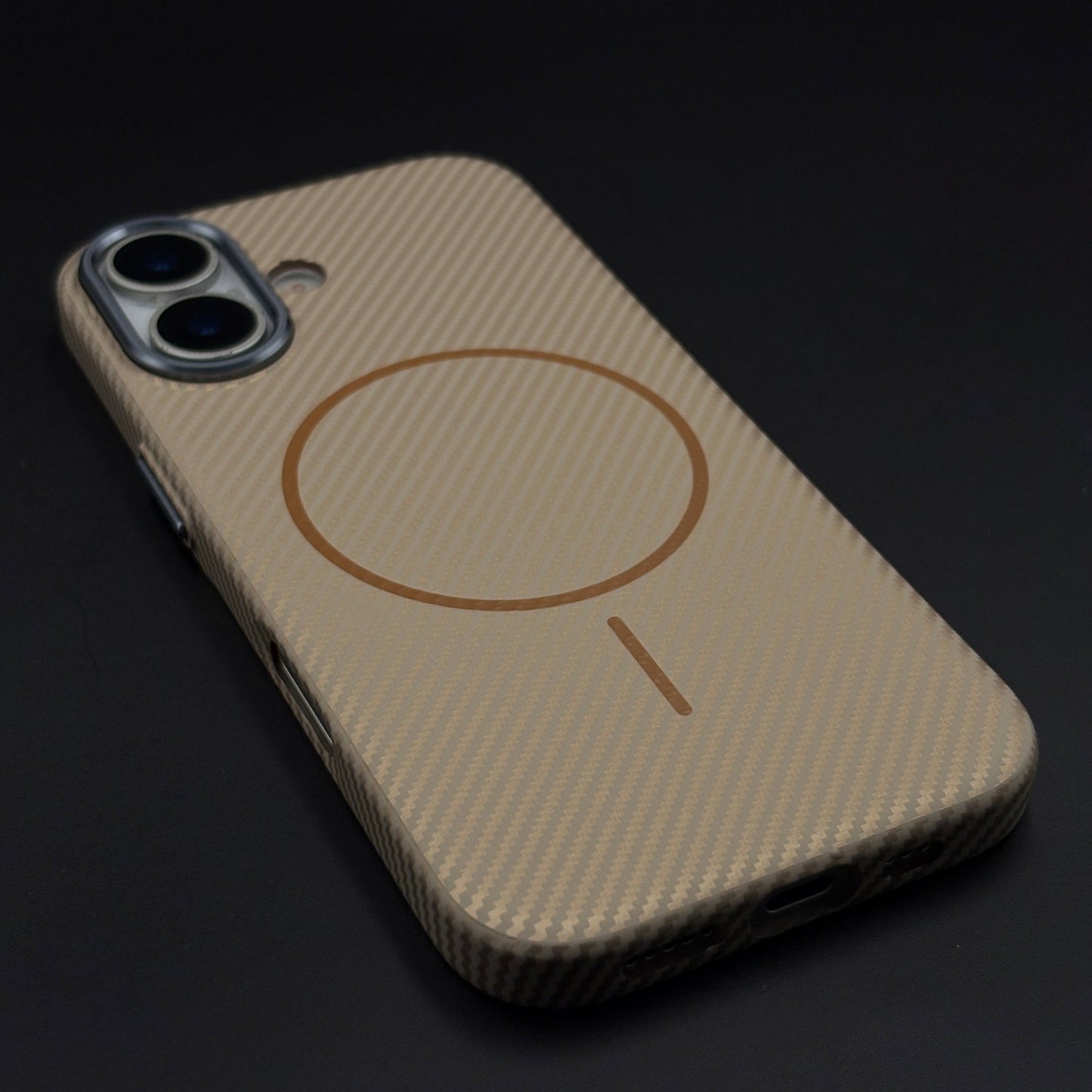 Carbon Fibre MagSafe Case with Raised Metal Bezel for iPhone 17