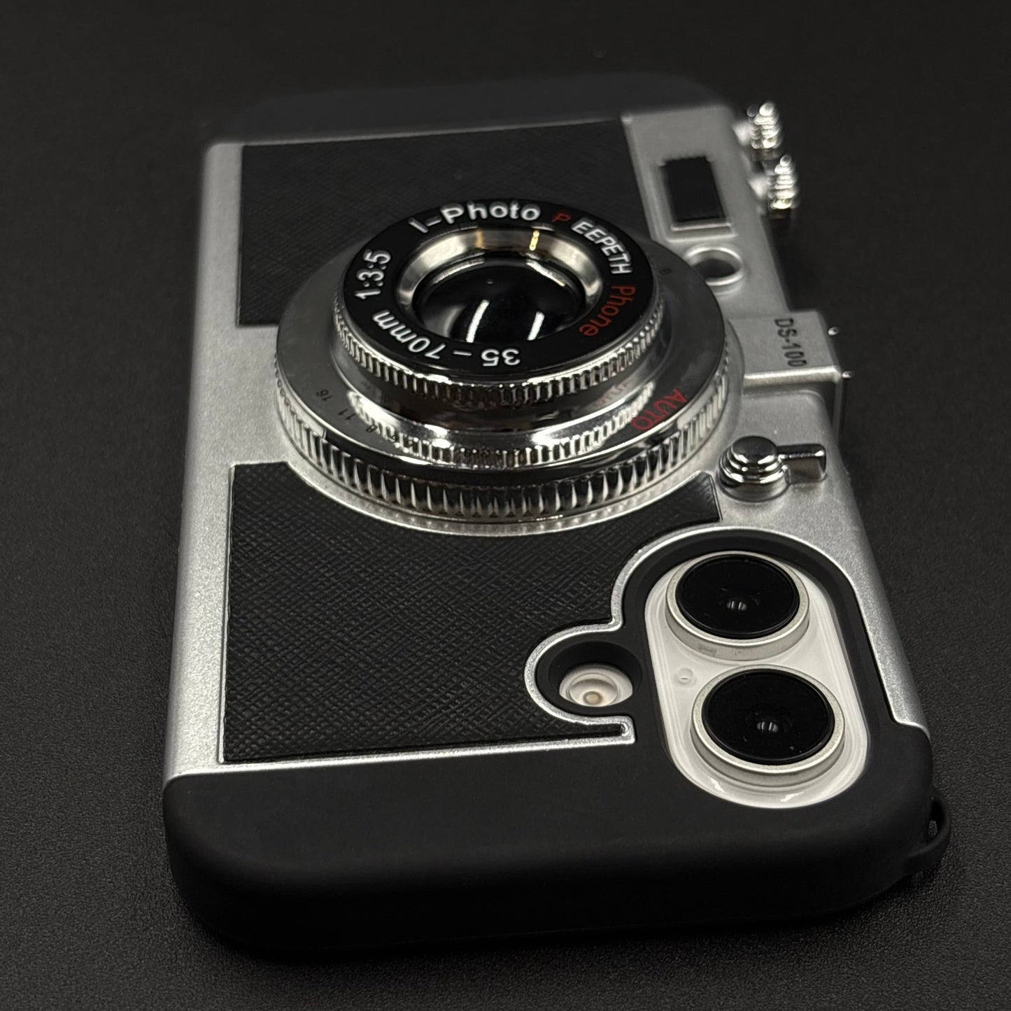 3D Vintage Camera Case for iPhone 16 Series | Retro Designer | Detachable Sling