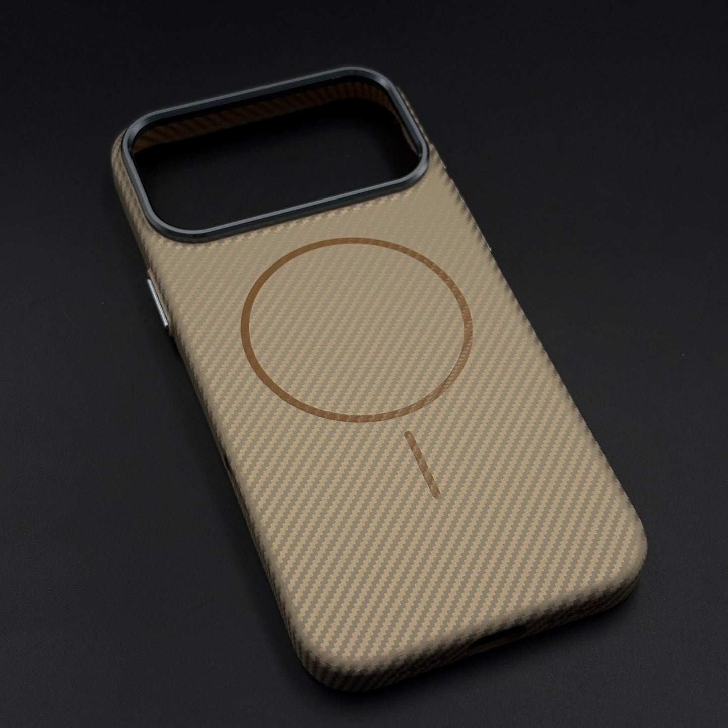 Carbon Fibre MagSafe Case with Raised Metal Bezel for iPhone 17 Series
