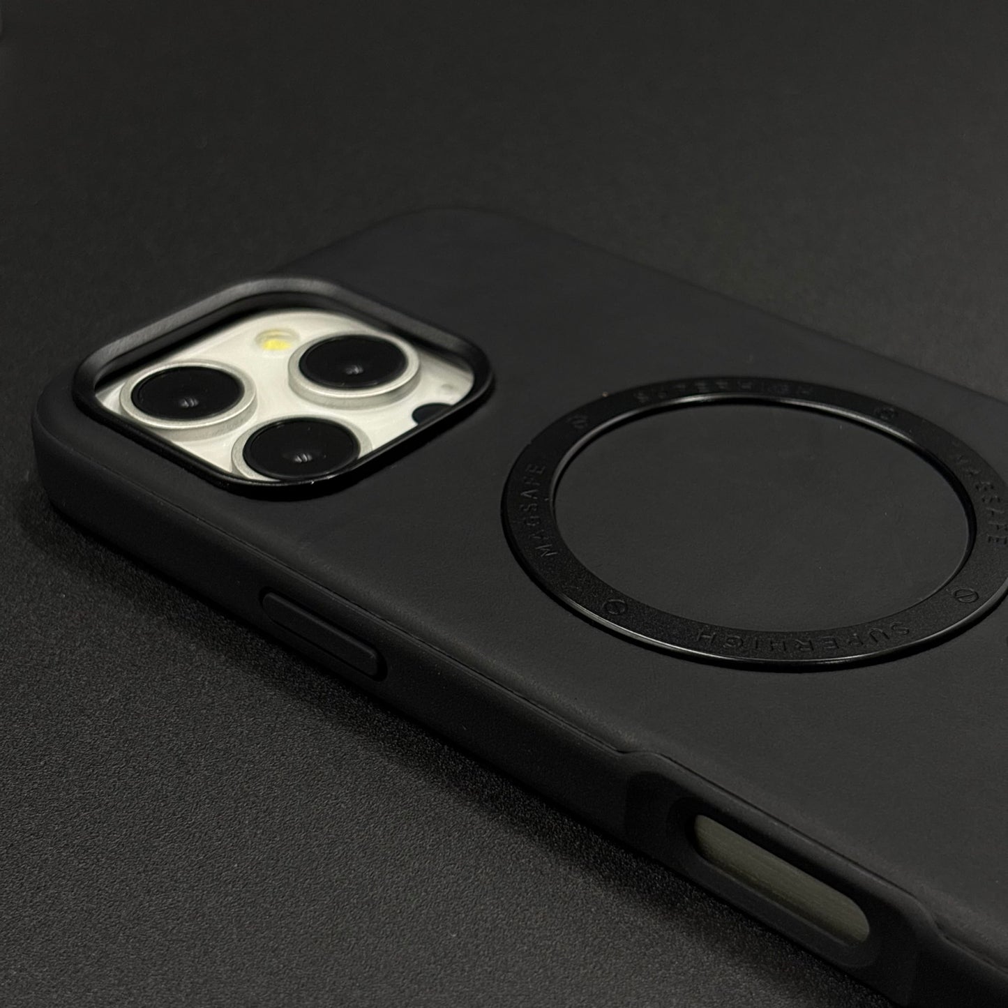 Super Magnetic Magsafe PU Leather Case for iPhone Series | Premium Grip & Sleek Design