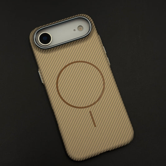 Carbon Fibre MagSafe Case with Raised Metal Bezel for iPhone 17 Air