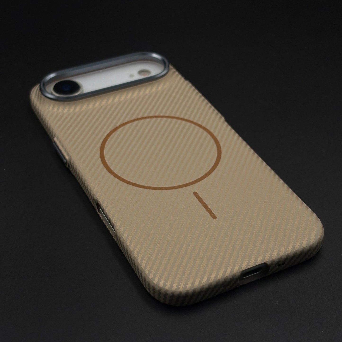 Carbon Fibre MagSafe Case with Raised Metal Bezel for iPhone 17 Air
