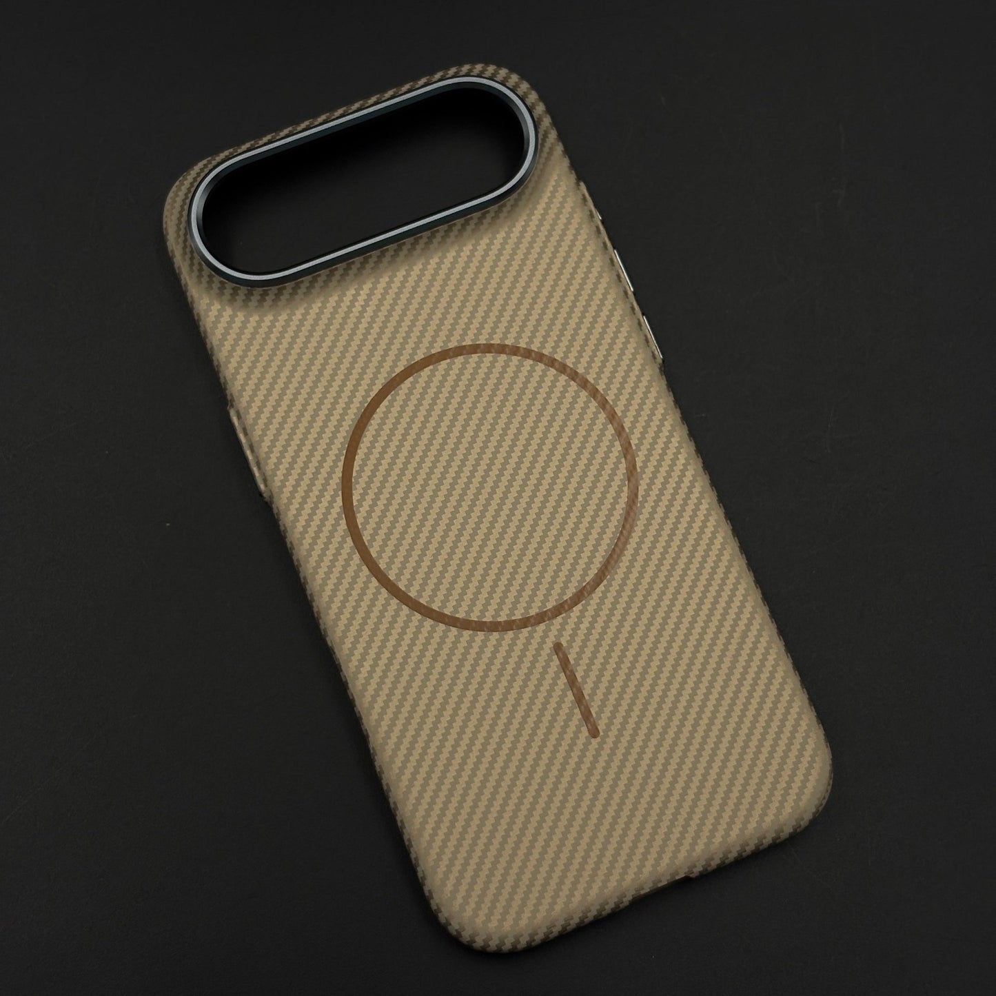 Carbon Fibre MagSafe Case with Raised Metal Bezel for iPhone 17 Air