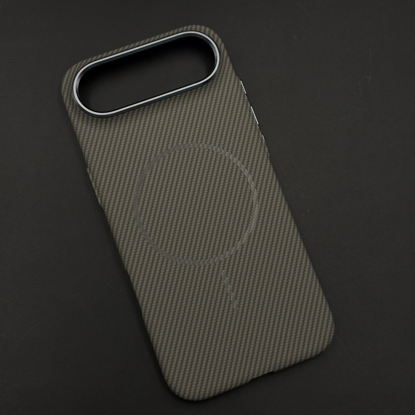 Carbon Fibre MagSafe Case with Raised Metal Bezel for iPhone 17 Air