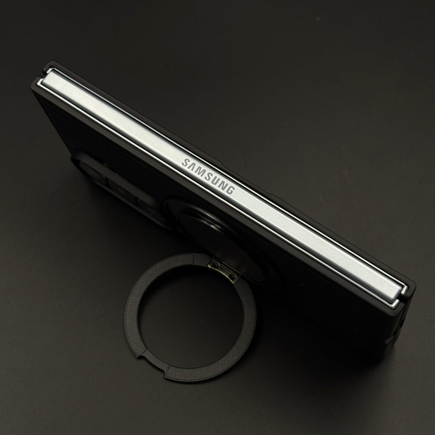 Luxury Leather MagSafe Case with Rotating Stand for Samsung Galaxy Z Fold 7