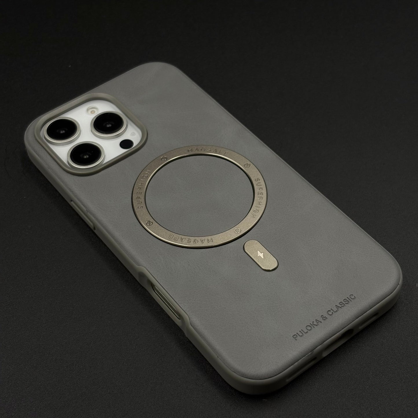 Super Magnetic Magsafe PU Leather Case for iPhone Series | Premium Grip & Sleek Design
