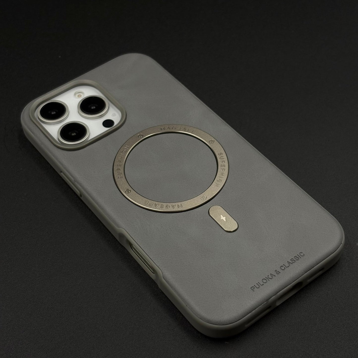 Super Magnetic Magsafe PU Leather Case for iPhone Series | Premium Grip & Sleek Design