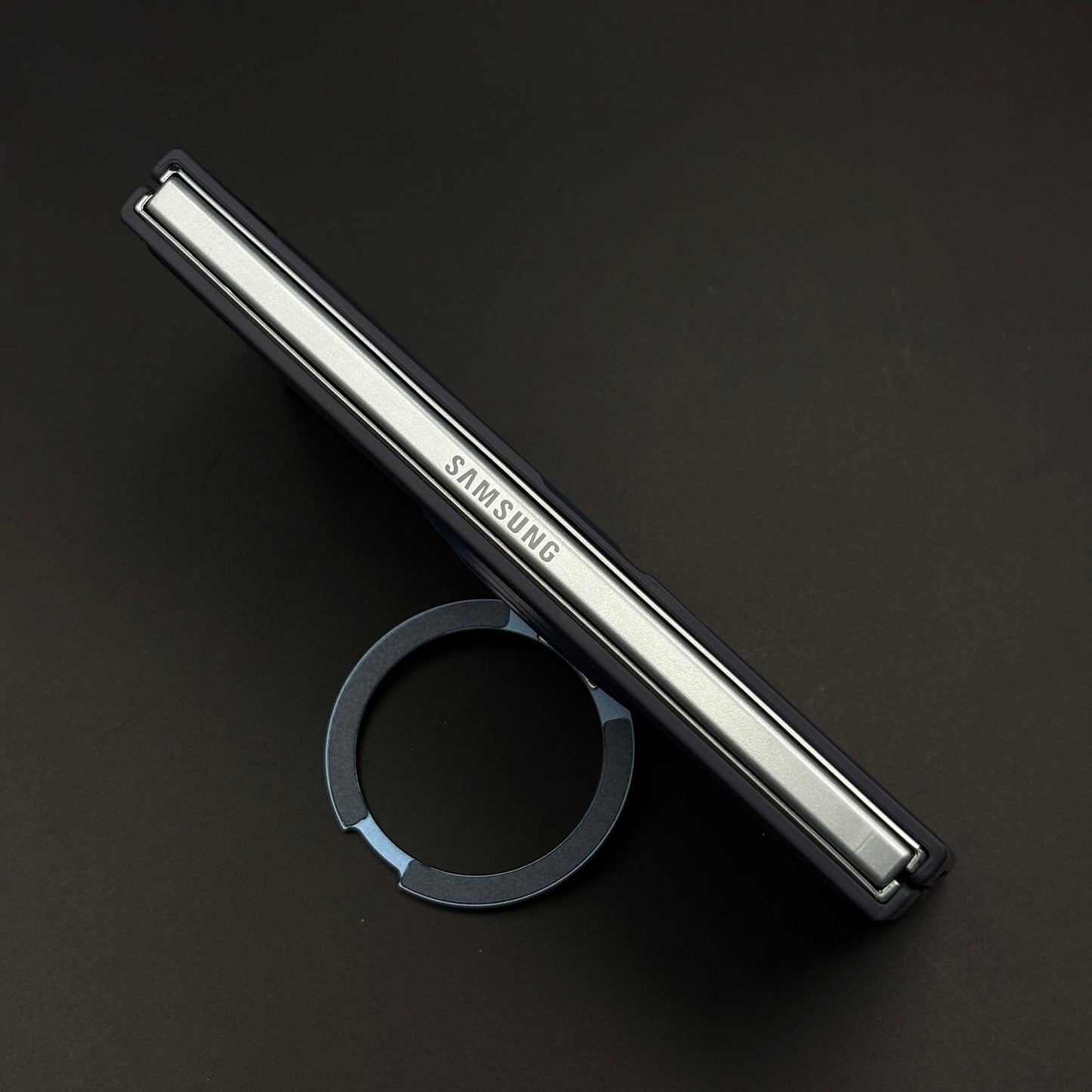 Luxury Leather MagSafe Case with Rotating Stand for Samsung Galaxy Z Fold 7