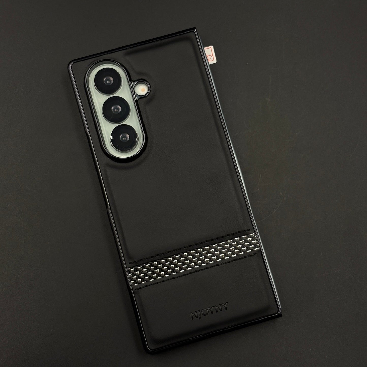 Premium Leather Case with Front Screen Protector for Samsung Galaxy Z Fold 7