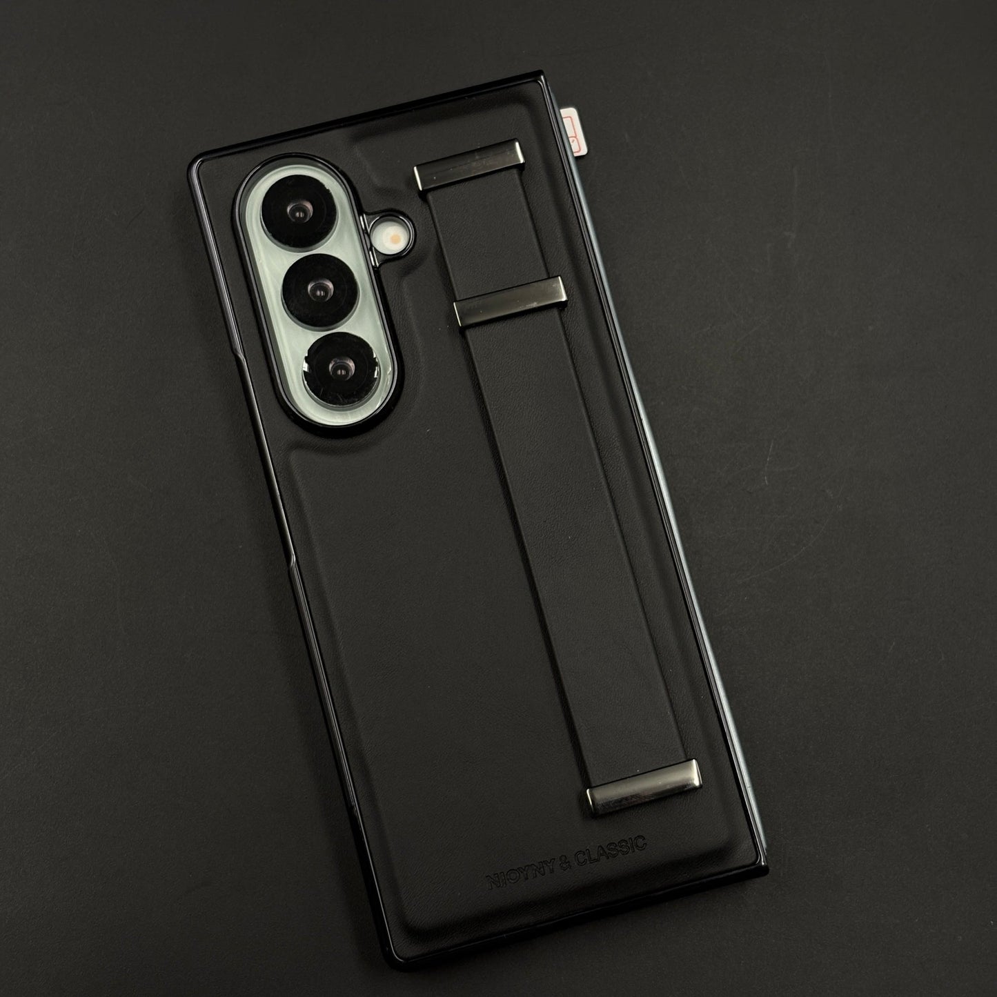 Belt Grip Holder Leather Case with Front Screen Protector for Samsung Galaxy Z Fold 7
