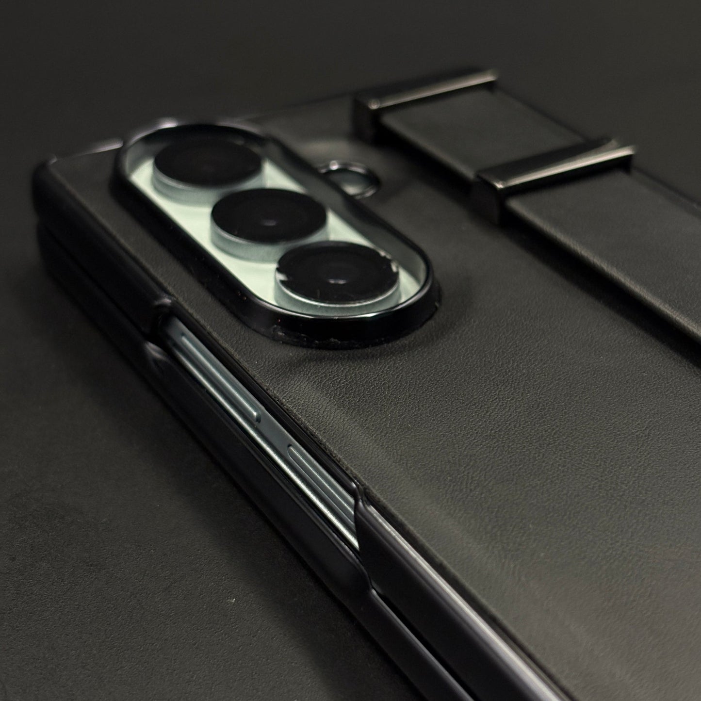 Belt Grip Holder Leather Case with Front Screen Protector for Samsung Galaxy Z Fold 6