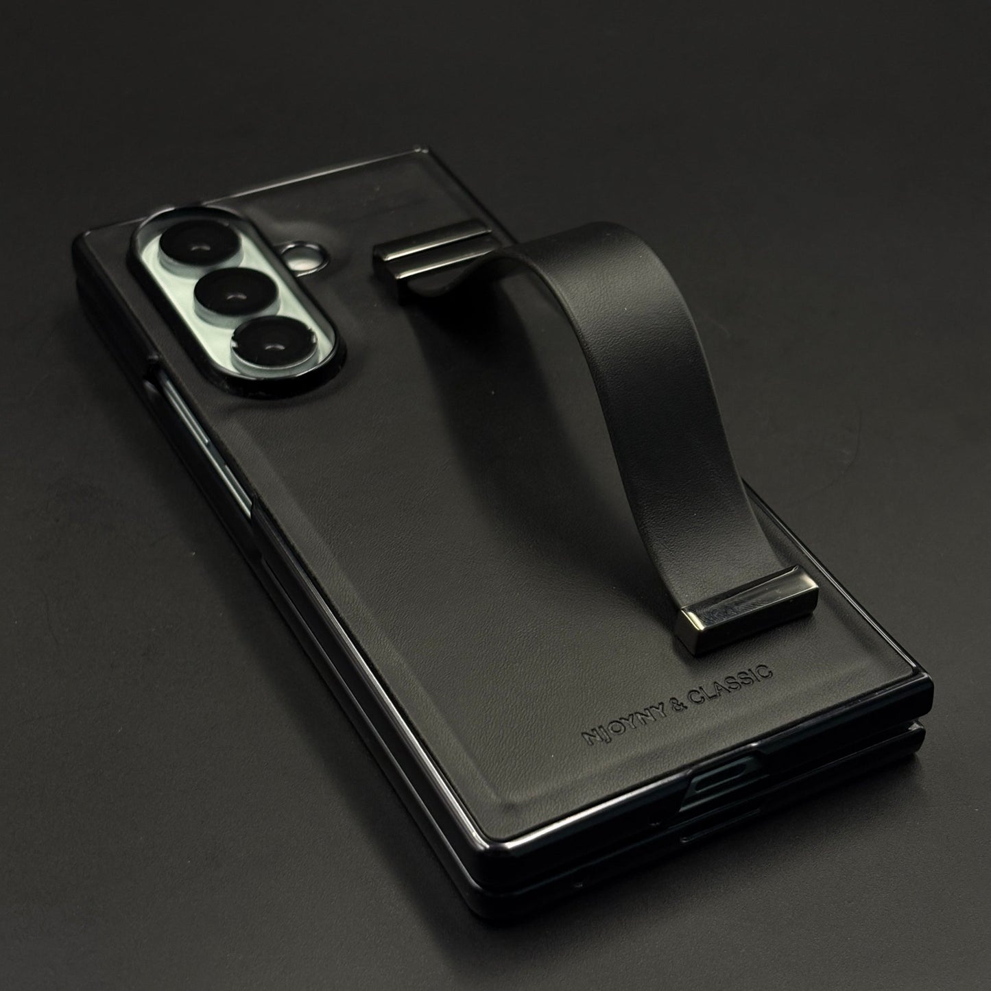 Belt Grip Holder Leather Case with Front Screen Protector for Samsung Galaxy Z Fold 6