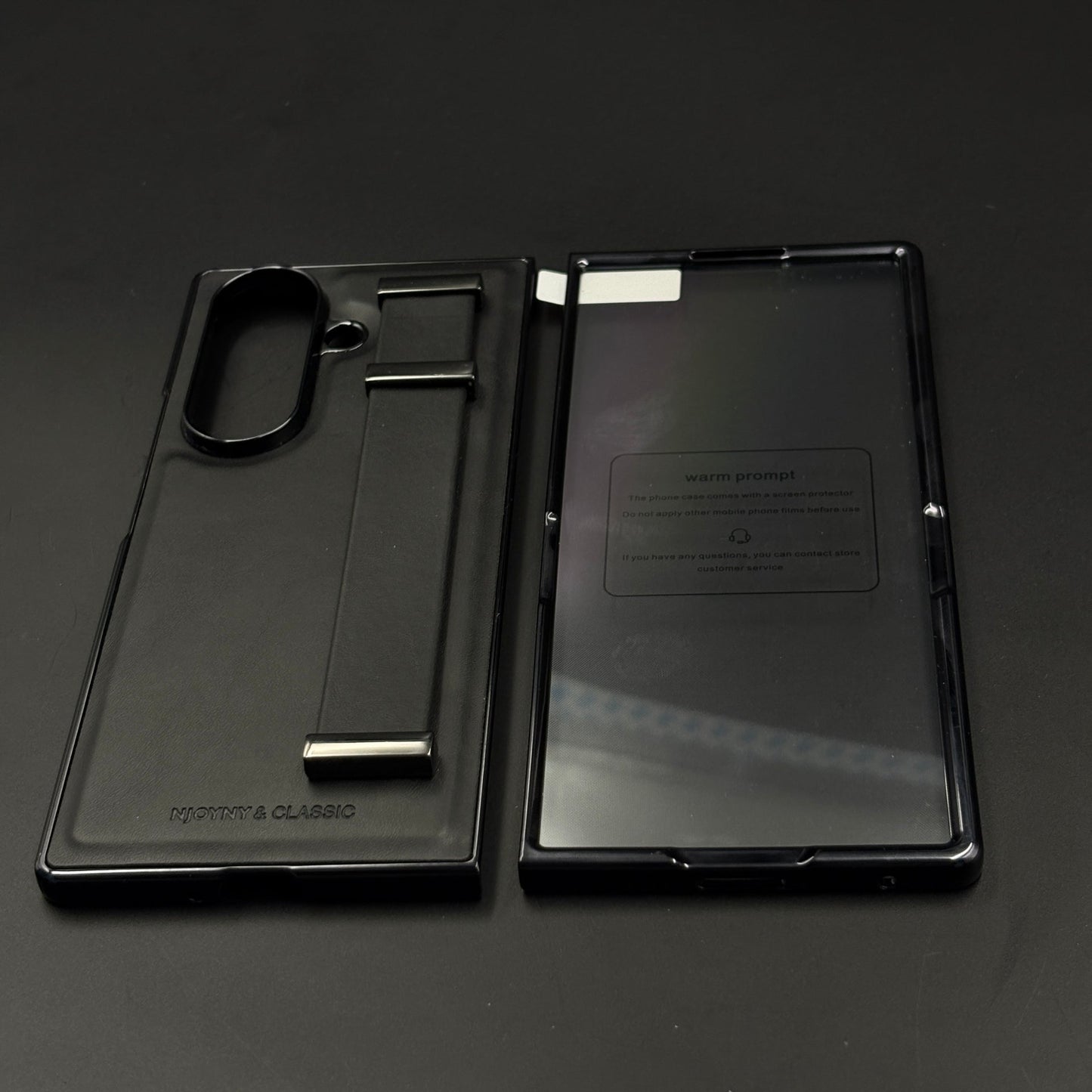 Belt Grip Holder Leather Case with Front Screen Protector for Samsung Galaxy Z Fold 7