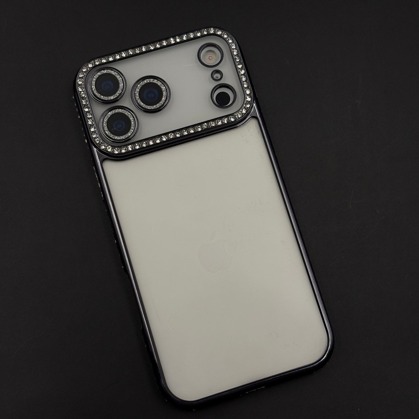 Rhinestone Diamond Clear Case with Camera Protection for iPhone 17 Series