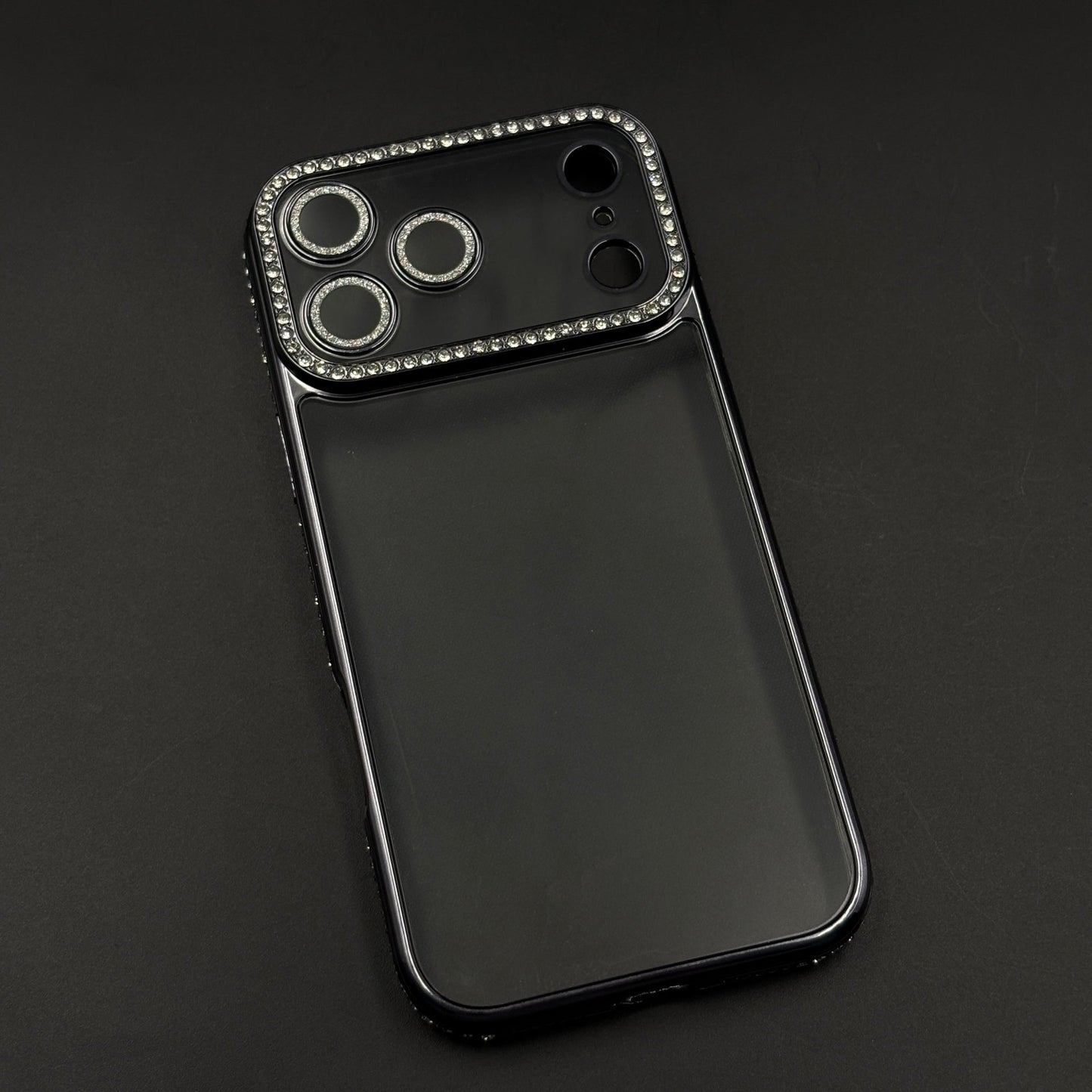 Rhinestone Diamond Clear Case with Camera Protection for iPhone 17 Series