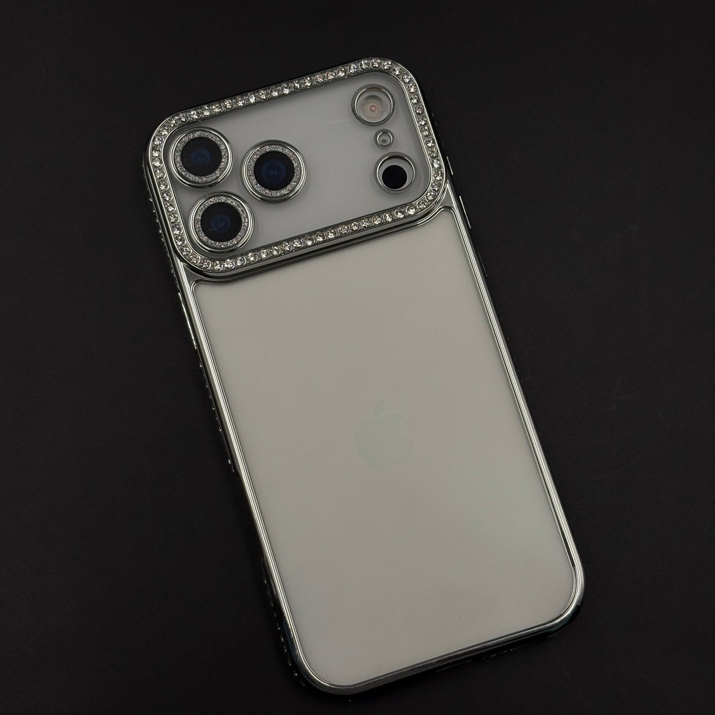 Rhinestone Diamond Clear Case with Camera Protection for iPhone 17 Series