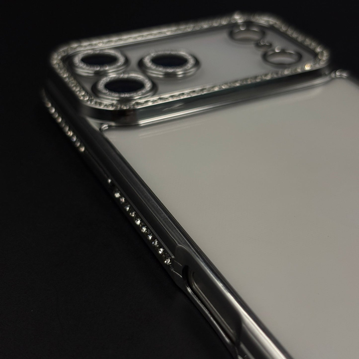 Rhinestone Diamond Clear Case with Camera Protection for iPhone 17 Series