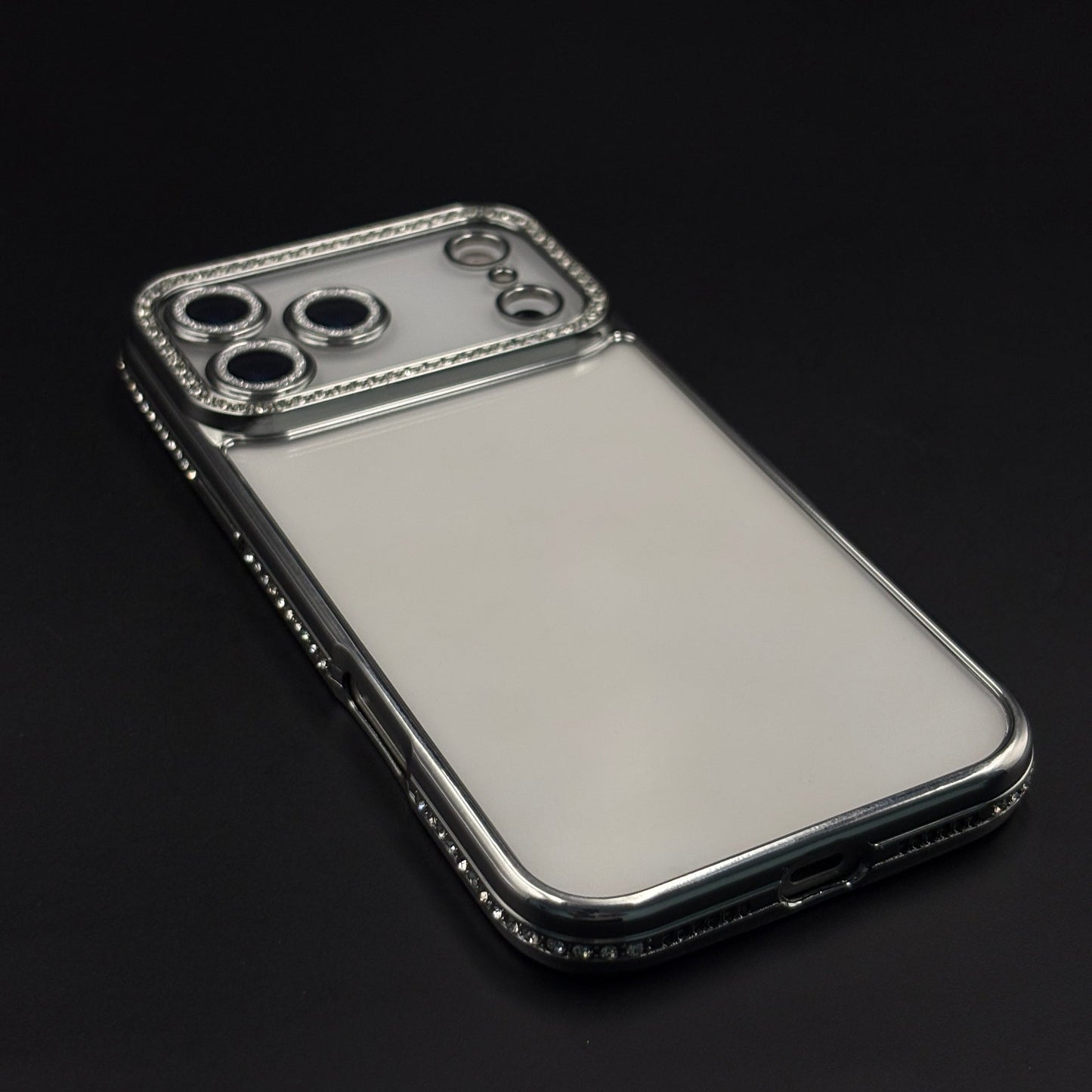 Rhinestone Diamond Clear Case with Camera Protection for iPhone 17 Series