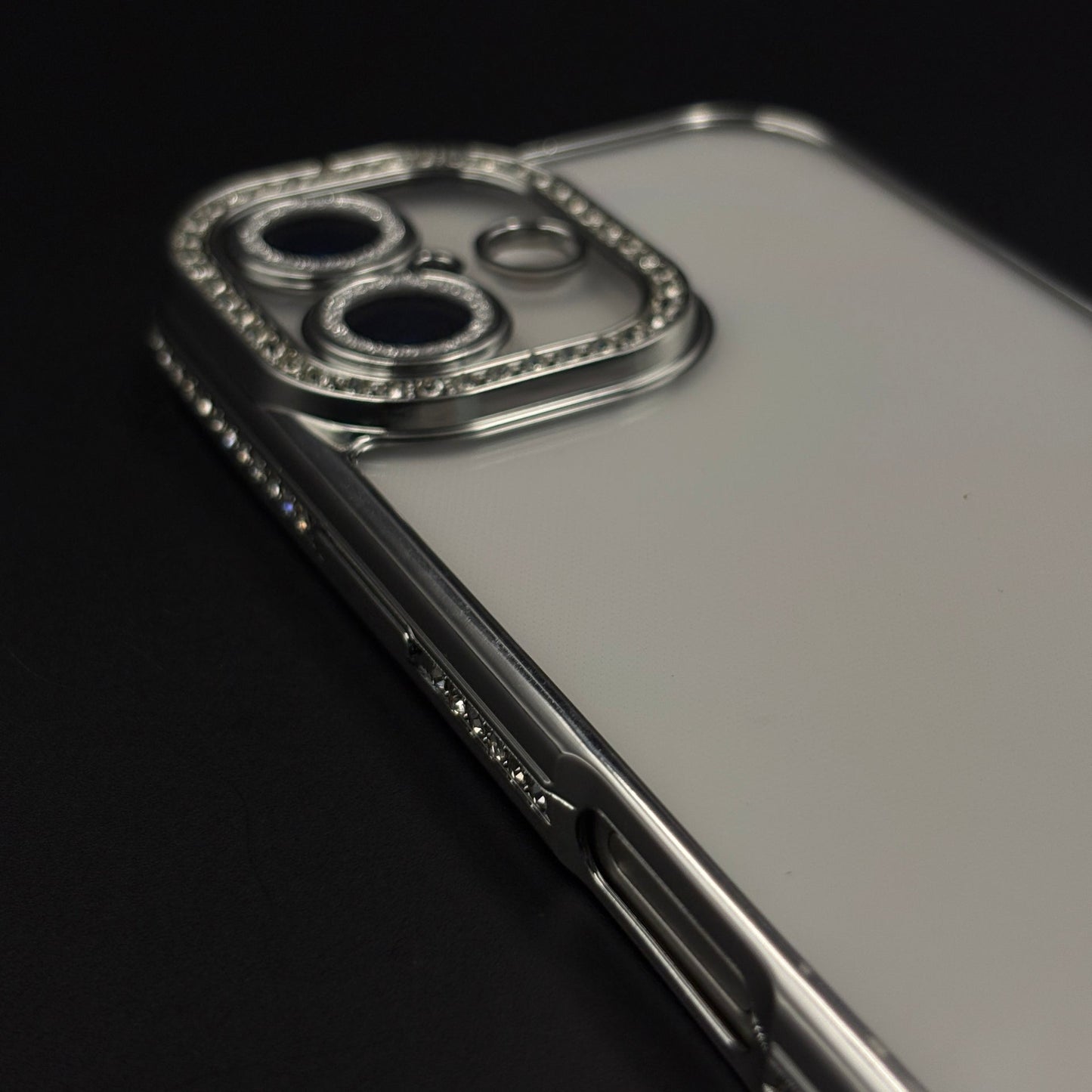 Rhinestone Diamond Clear Case with Camera Protection for iPhone 17