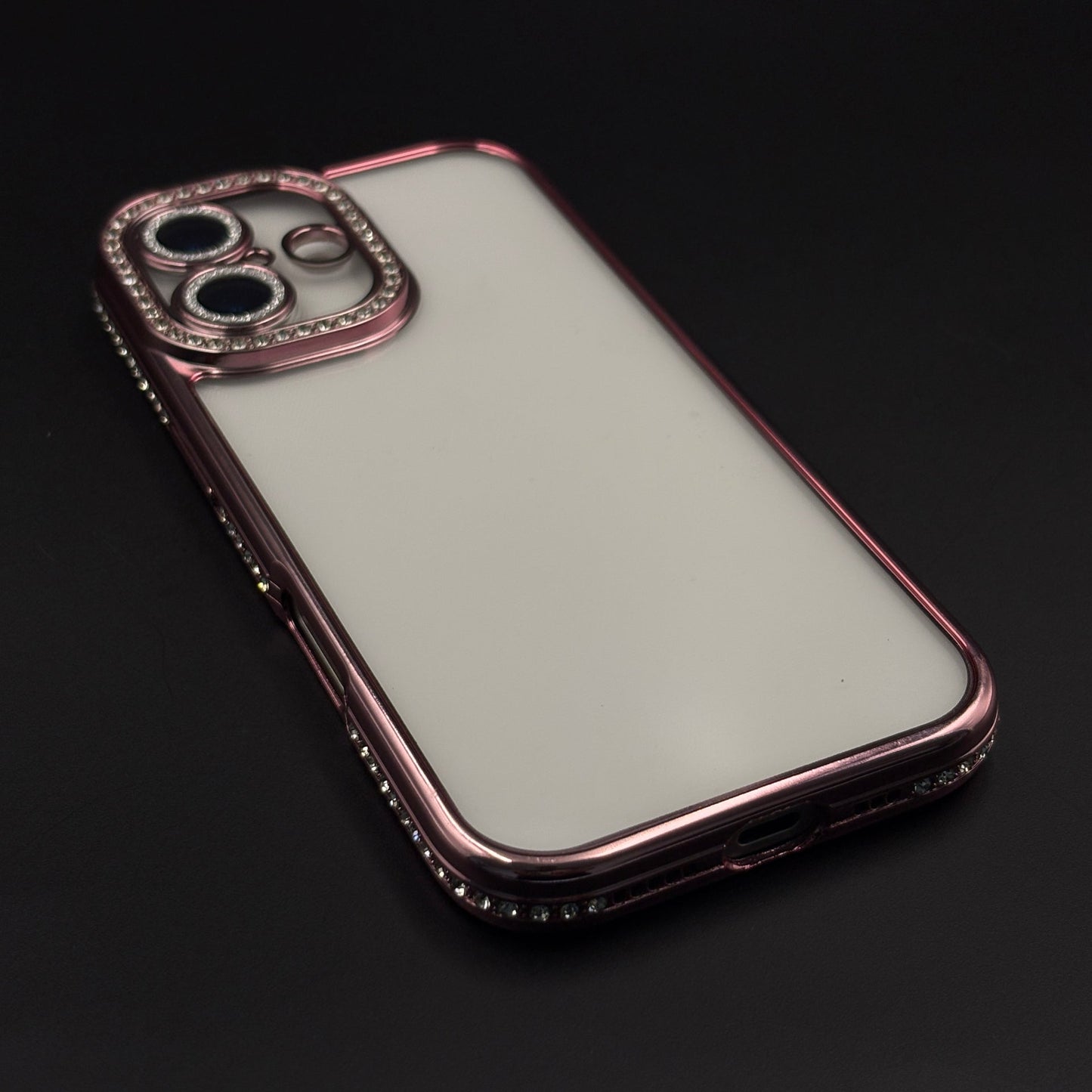 Rhinestone Diamond Clear Case with Camera Protection for iPhone 17