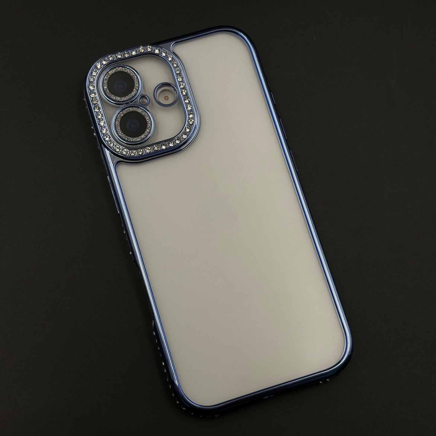 Rhinestone Diamond Clear Case with Camera Protection for iPhone 17