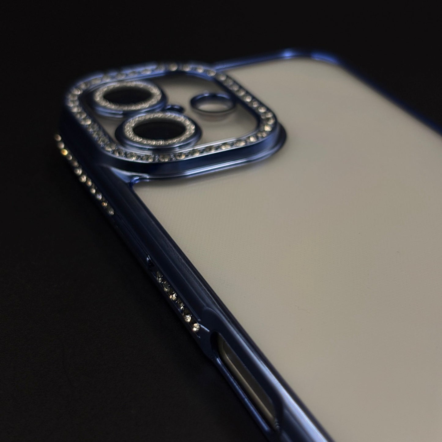 Rhinestone Diamond Clear Case with Camera Protection for iPhone 17