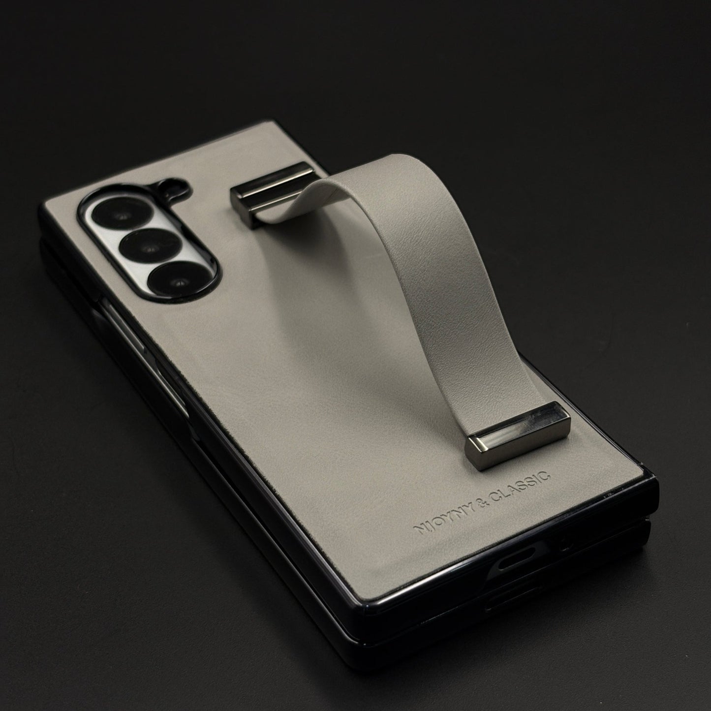 Belt Grip Holder Leather Case with Front Screen Protector for Samsung Galaxy Z Fold 6