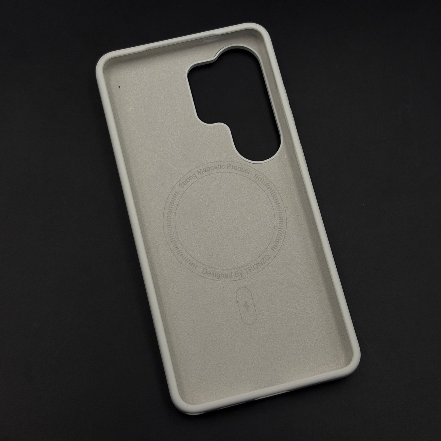 Silk Feel Silicone Hidden MagSafe Mobile Case Cover for Samsung Galaxy S26 Ultra