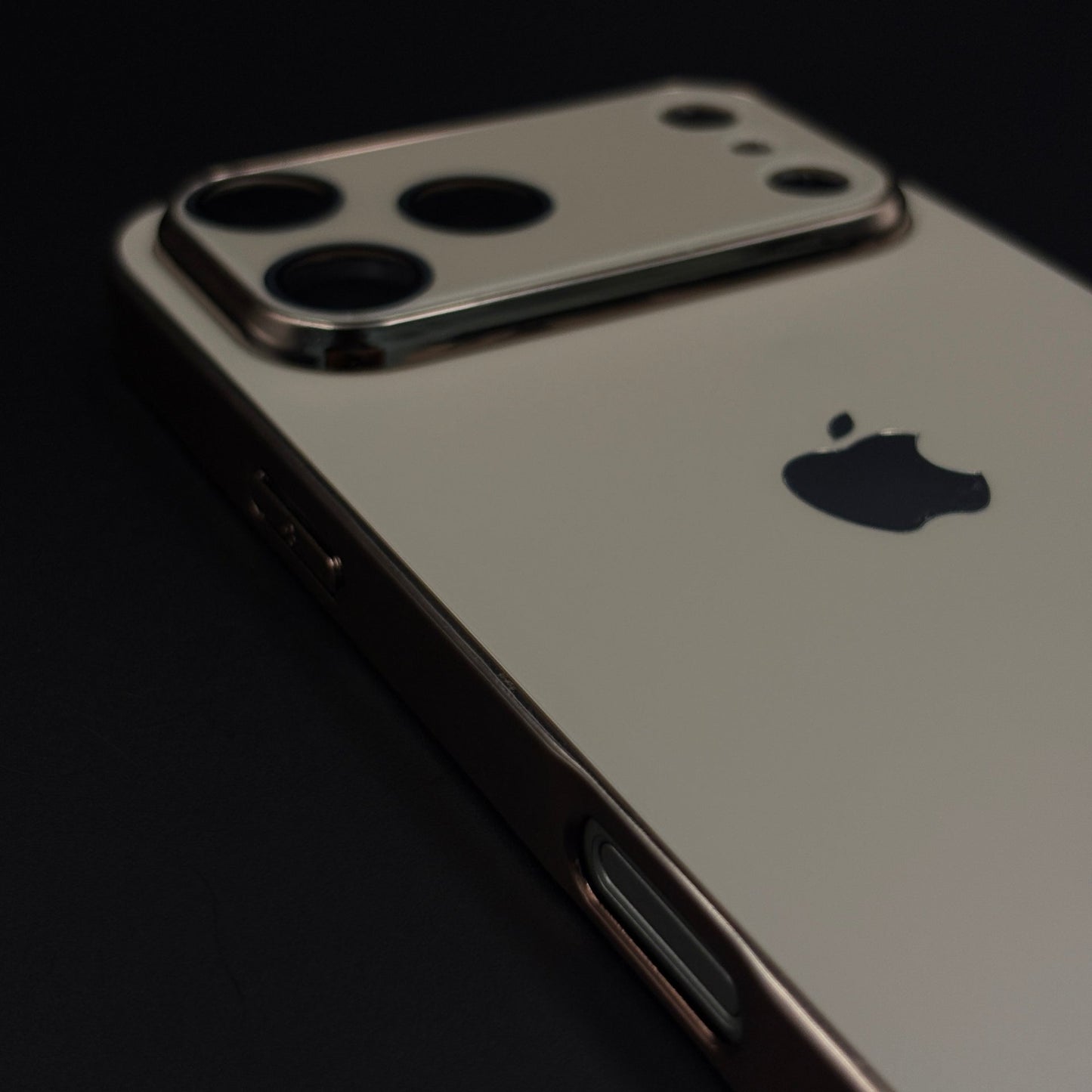 Luxury Backplane Glass Chromatic Lens Shield Matte Case for iPhone 17 Series