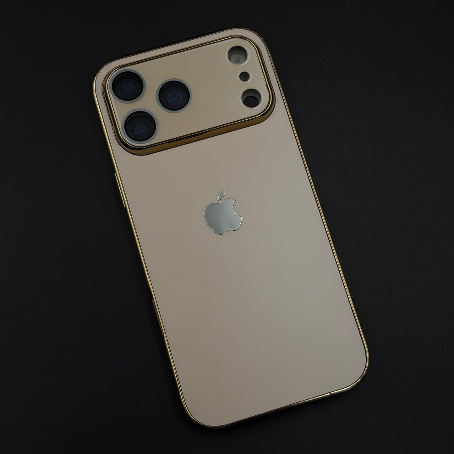 Luxury Backplane Glass Chromatic Lens Shield Matte Case for iPhone 17 Series