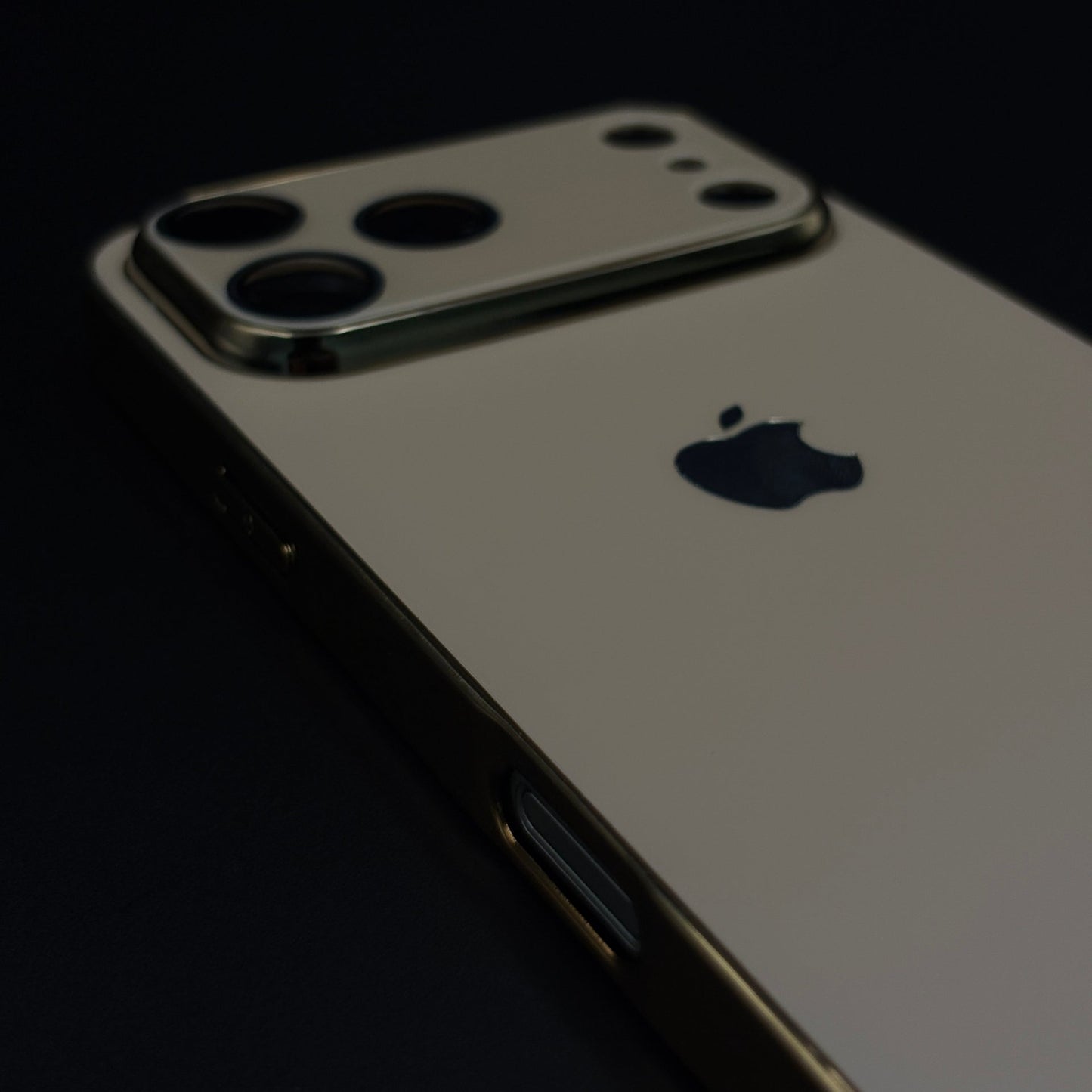 Luxury Backplane Glass Chromatic Lens Shield Matte Case for iPhone 17 Series