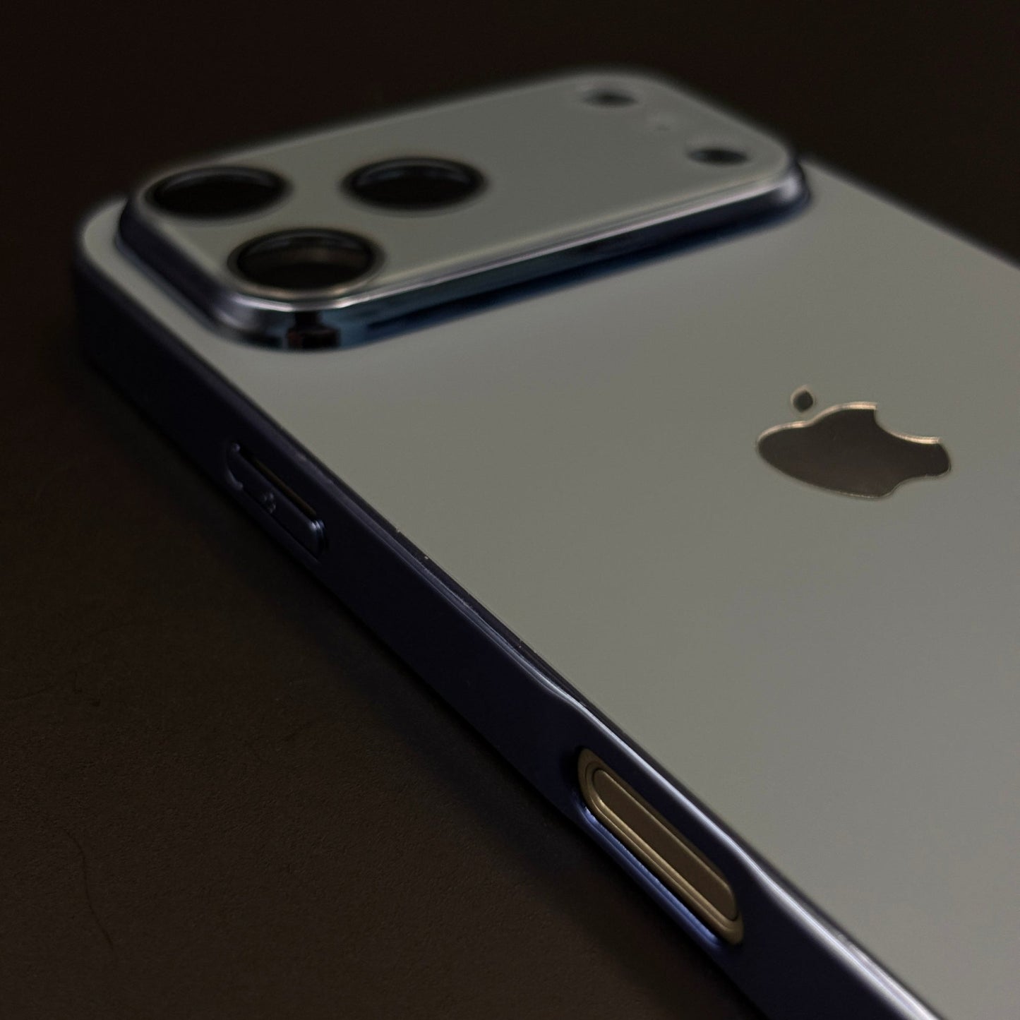 Luxury Backplane Glass Chromatic Lens Shield Matte Case for iPhone 17 Series