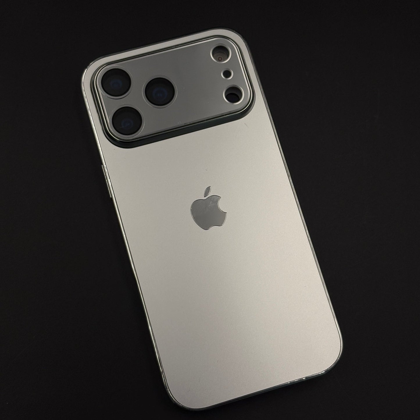 Luxury Backplane Glass Chromatic Lens Shield Matte Case for iPhone 17 Series