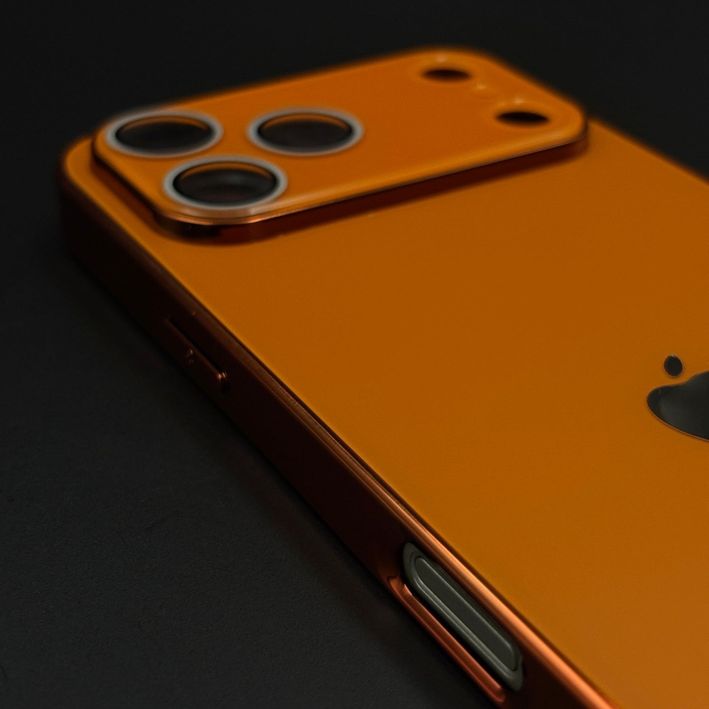 Luxury Backplane Glass Chromatic Lens Shield Matte Case for iPhone 17 Series